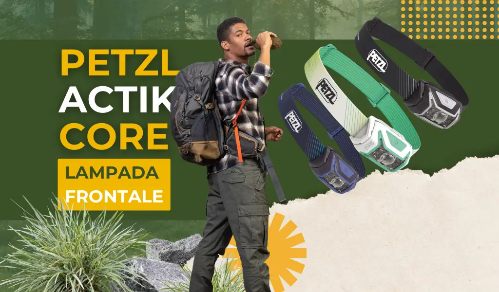 Petzl Actik Core lampada frontale trekking