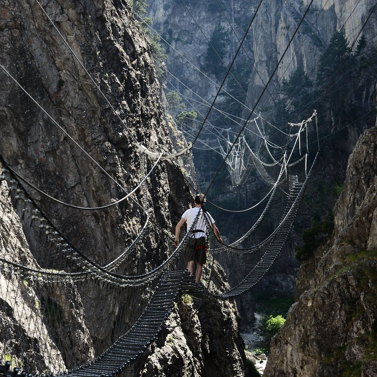 Scopri il ponte tibetano a %location%: avventura sospesa tra le nuvole