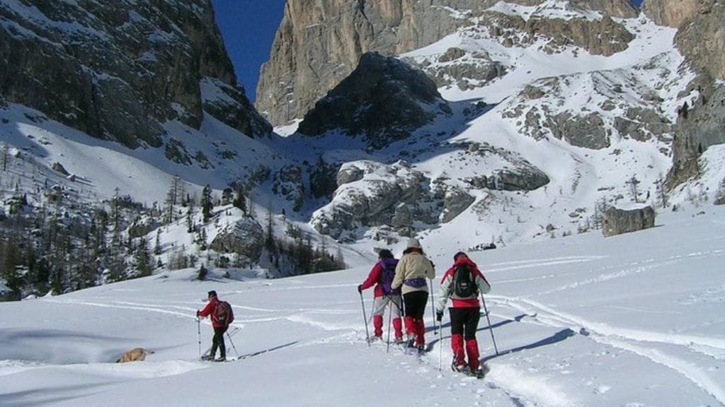 ciaspole Val di Fassa