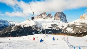 piste da sci in Val di Fassa